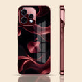 Oppo Reno 15 5G Wave Apple Burgundy Electroplated Glass Back Case