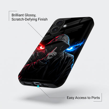 iPhone 16 5G Hooded Shadow Demon Protective Case