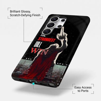 Samsung Galaxy S25 Ultra 5G The Strongest Will Win Protective Case