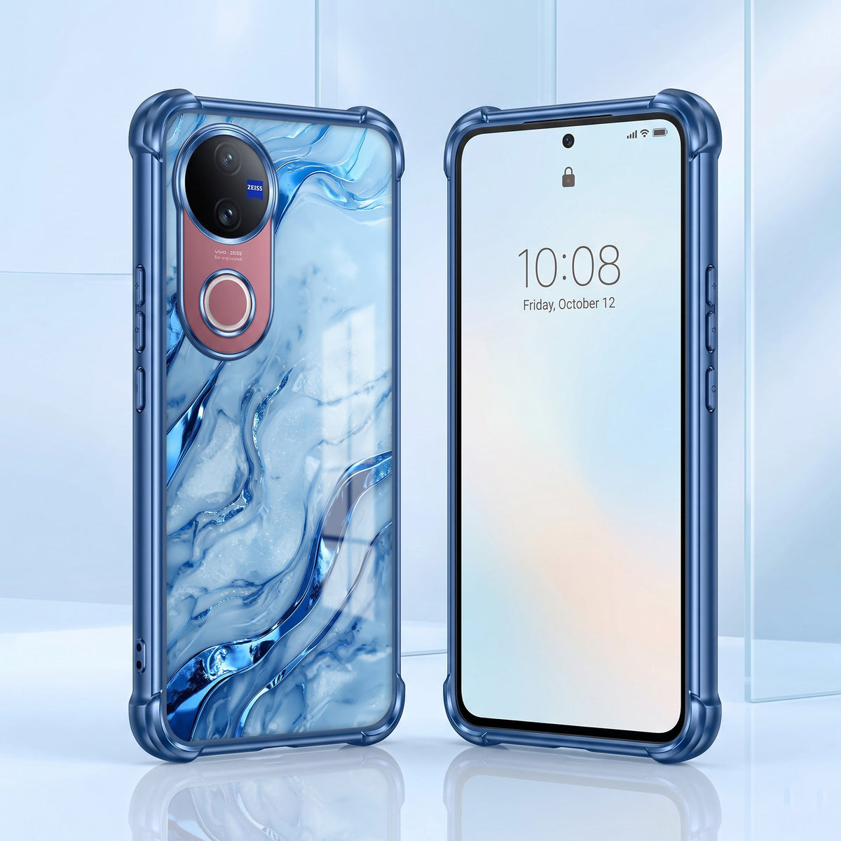 Vivo V50 5G Marvel Texture  Airbags Printed Back Case
