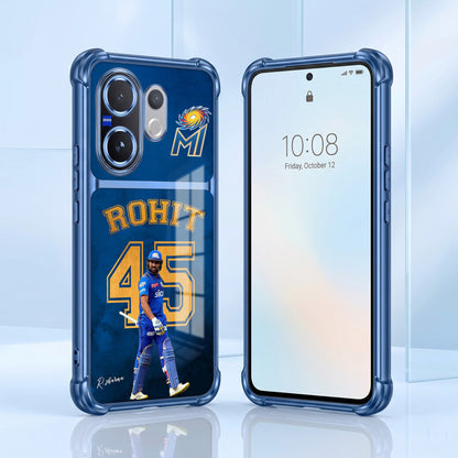 Vivo V60 5G Hitman Rohit Dual-Tone Transparent Airbags Case