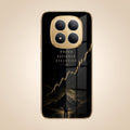 Redmi Note 15 Pro Plus 5G Focus Gold Electroplated Glass Phone Back Case