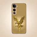 Vivo Y400 Pro 5G Golden Eagle Gold Electroplated Glass Phone Back Case