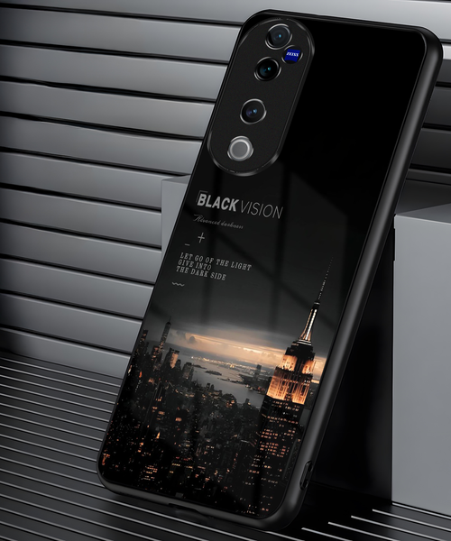 Vivo V40 Pro 5G Premium Acrylic Shockproof Glass Back Case (Tower)