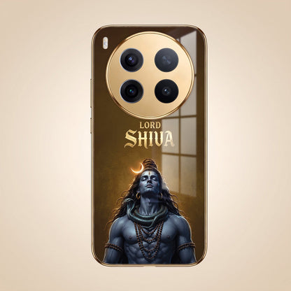 Vivo X300 Pro 5G Lord Shiva Gold Electroplated Glass Phone Back Case