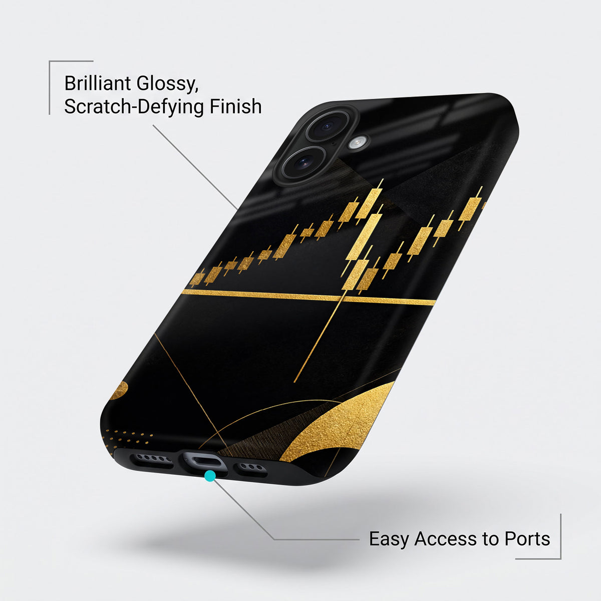 iPhone 16 5G Trading Candles Protective Case