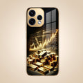 Oppo Reno 15 5G Luxury Wealth Trader Gold Electroplated Glass Phone Back Case