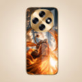OPPO F31 Pro 5G Divine Hanuman Gold Electroplated Glass Phone Back Case