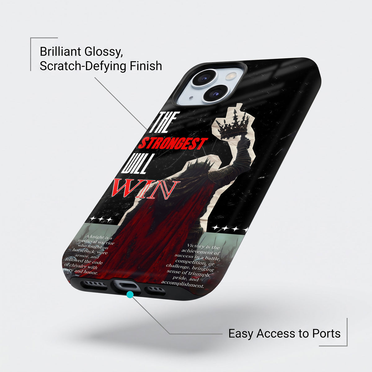 iPhone 15 5G The Strongest Will Win Protective Case