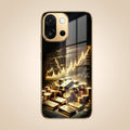 OnePlus 13s 5G Luxury Wealth Trader Gold Electroplated Glass Phone Back Case