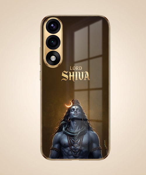 OnePlus Nord 5 5G Lord Shiva Gold Electroplated Glass Phone Back Case