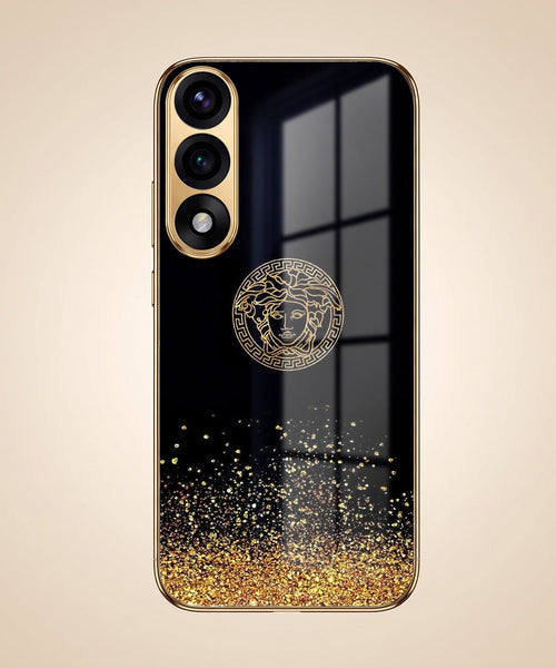 Oneplus Nord 5 5G Medusa Head Gold Electroplated Glass Phone Back Case