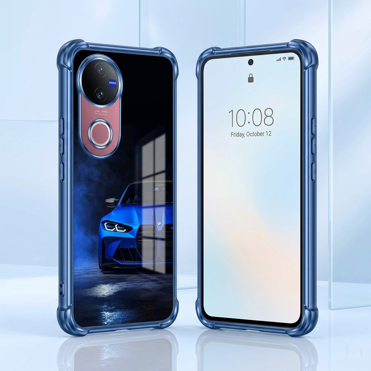 Vivo V50 5G BMW Sport Car Airbags Printed Back Case