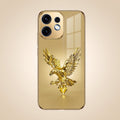 Oppo Reno 16 5G Golden Eagle Gold Electroplated Glass Phone Back Case