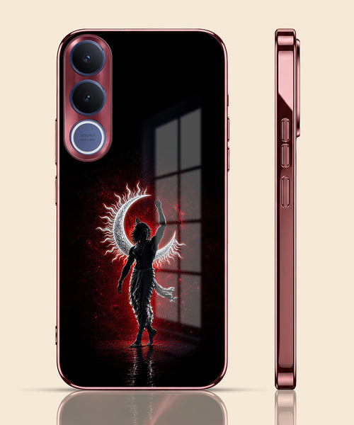 Vivo V70 FE 5G Crimson Divine Burgundy Electroplated Glass Back Case
