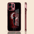 Oppo Reno 14 5G Crimson Divine Burgundy Electroplated Glass Back Case