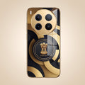 Vivo X300 Pro 5G Royal Emblem Gold Electroplated Glass Phone Back Case