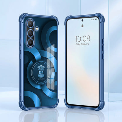 Samsung Galaxy A56 5G Blue Emblem Airbags Printed Back Case