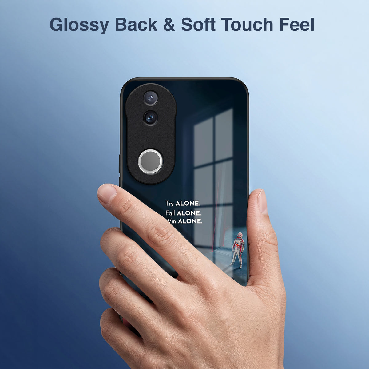 Vivo V50 5G Win Alone F1 Racing Acrylic Glass Back Case