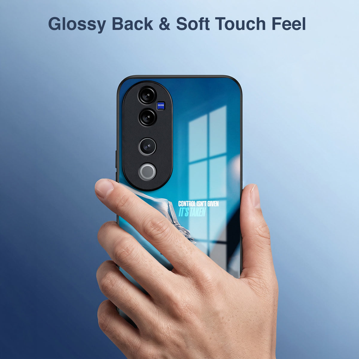 Vivo V40 Pro 5G Fighter Jet Control Acrylic Glass Back Case