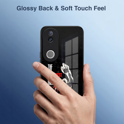 Vivo V50 5G The Strongest Will Win Acrylic Glass Back Case