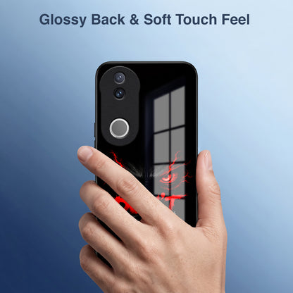 Vivo V50 5G Don't Touch My Phone Acrylic Glass Back Case