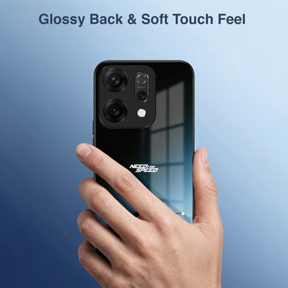 Oppo Reno 14 5G Premium Acrylic Shockproof Glass Back Case (Speed Legend)