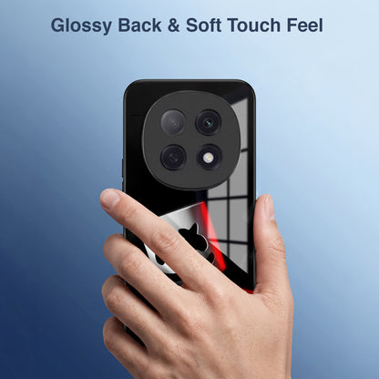 Oppo F29 Pro 5G Premium Acrylic Shockproof Glass Back Case (Mask Dark)
