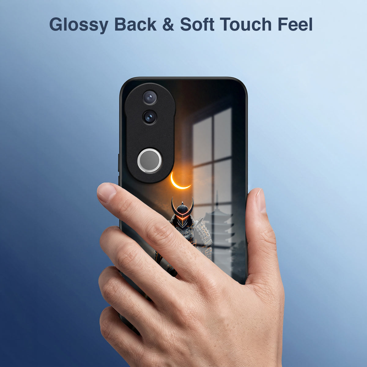 Vivo V50 5G Samurai Warrior Acrylic Glass Back Case