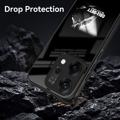 Oppo Reno 14 5G Premium Acrylic Shockproof Glass Back Case (Gamer Edition)