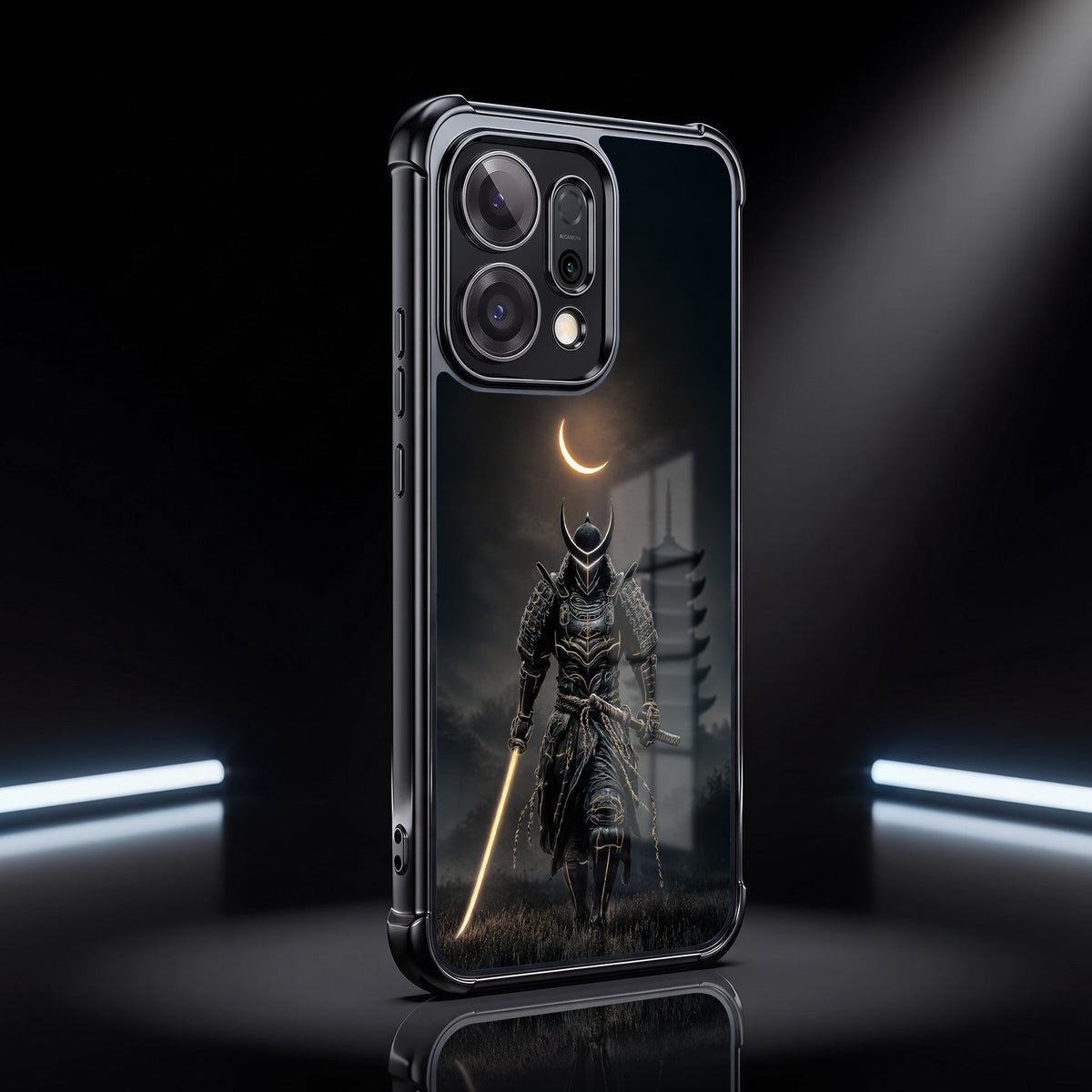 Oppo Reno 14 5G Samurai Warrior Airbags Printed Back Case
