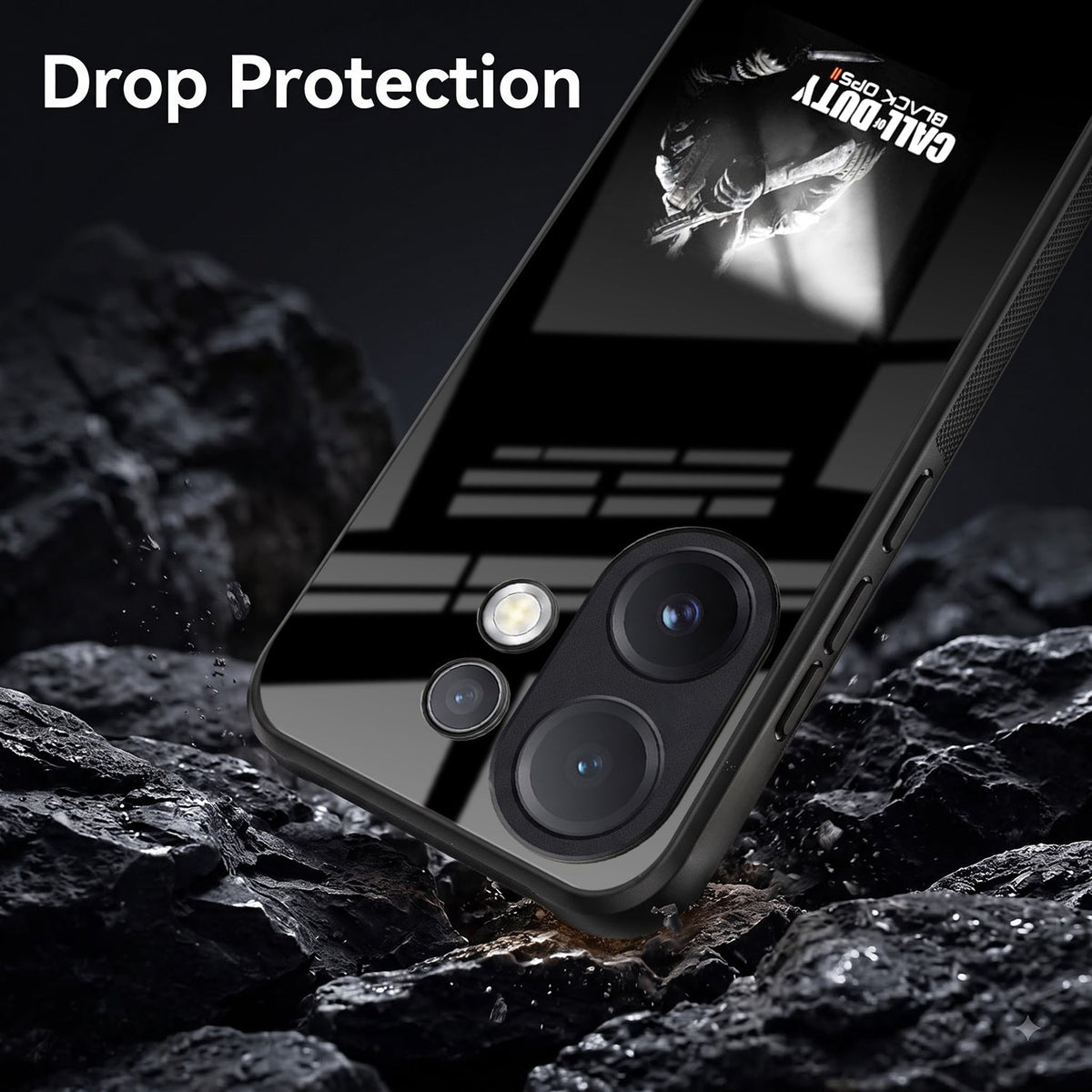 Vivo V60 5G Premium Acrylic Shockproof Glass Back Case (Gamer Edition)