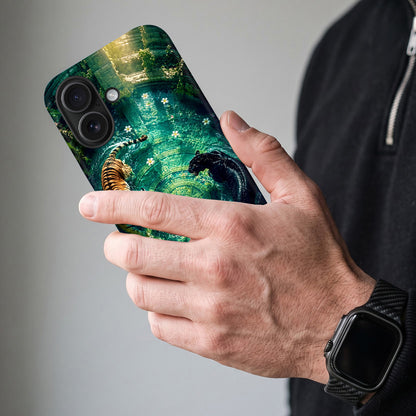 iPhone 16 5G Tiger & Panther Mystic Protective Case
