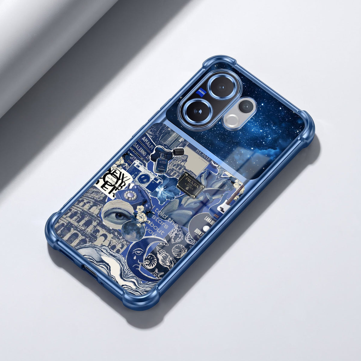 Vivo V60 5G Cosmic Vintage Dual-Tone Transparent Airbags Case