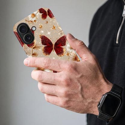 iPhone 16 5G Butterfly Floral Protective Case