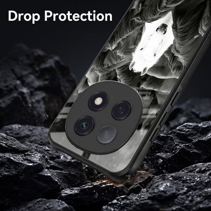 Oppo F29 Pro 5G Premium Acrylic Shockproof Glass Back Case (Mystic Stallion)