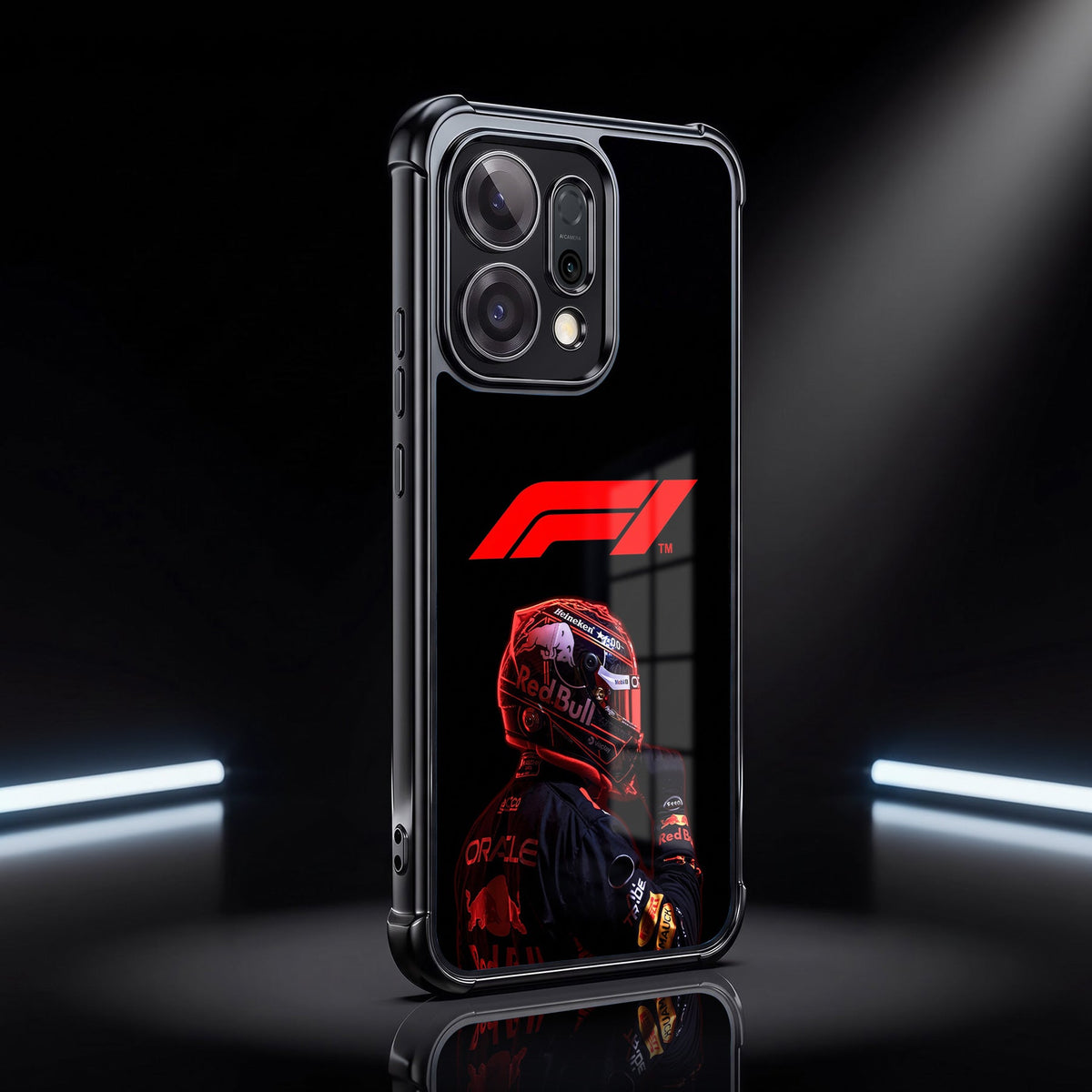 Oppo Reno 14 5G F1 Rider Airbags Printed Back Case