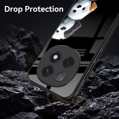 Oppo F29 Pro 5G Premium Acrylic Shockproof Glass Back Case (Fluffy Puppies)