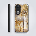 Vivo V50 5G Luxury Horse Texture Acrylic Glass Back Case