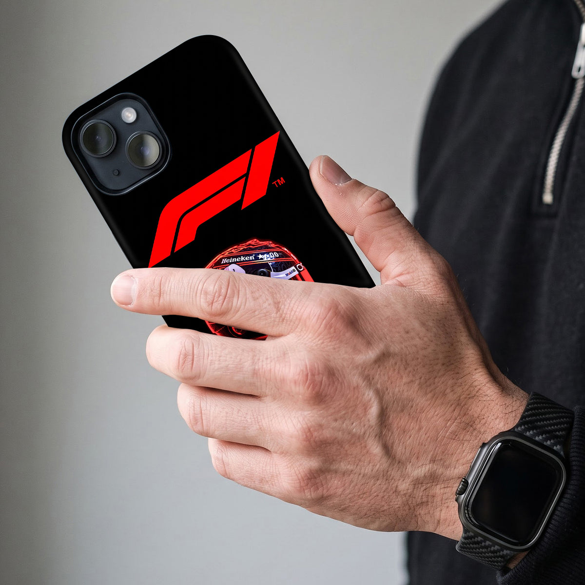 iPhone 15 5G F1 Racing Car Driver Protective Case