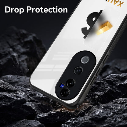 Vivo V40 Pro 5G Luxury XAU/USD Acrylic Glass Back Case