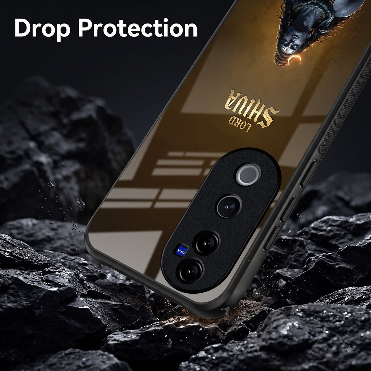 Vivo V40 Pro 5G Lord Shiva Acrylic Glass Back Case