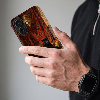 iPhone 16 5G Royal Black Panther Protective Case