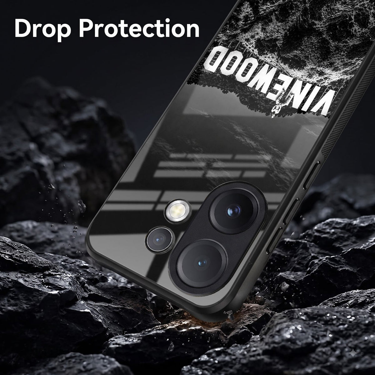 Vivo V60 5G Premium Acrylic Shockproof Glass Back Case (Vinewood)