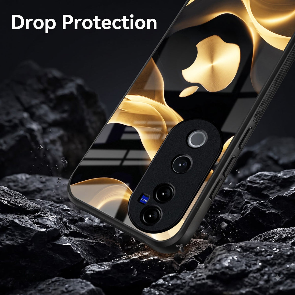 Vivo V40 Pro 5G Luxury Wave Acrylic Glass Back Case