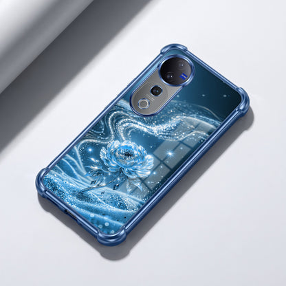 Vivo V40 Pro 5G Blue Rose Airbags Printed Back Case
