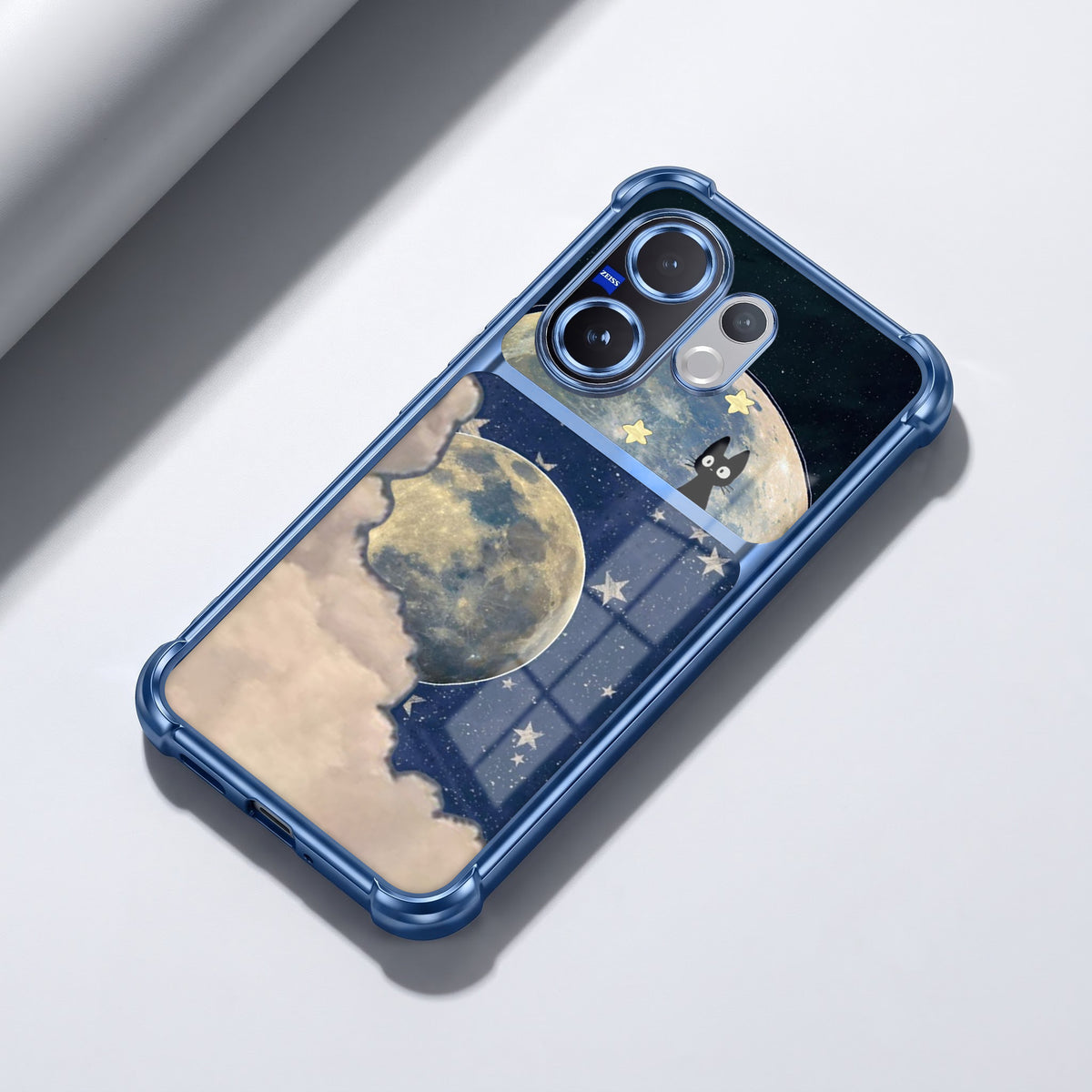 Vivo V60 5G Moonlight Galaxy Dual-Tone Transparent Airbags Case