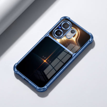 Vivo V60 5G Space Dual-Tone Transparent Airbags Case