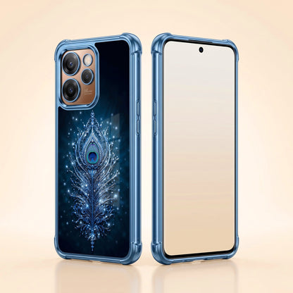 Oppo Reno 15 Pro Mini 5G Premium Peacock Feather Airbags Printed Back Case