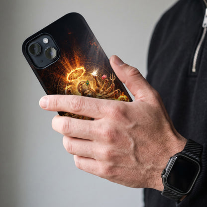 iPhone 15 5G Lord Narasimha Protective Case